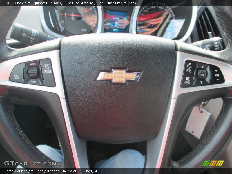 Silver Ice Metallic / Light Titanium/Jet Black 2012 Chevrolet Equinox LTZ AWD