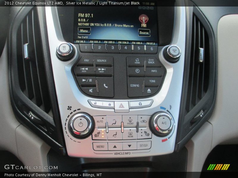 Silver Ice Metallic / Light Titanium/Jet Black 2012 Chevrolet Equinox LTZ AWD