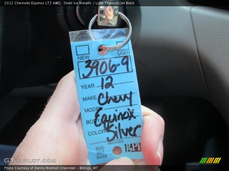 Silver Ice Metallic / Light Titanium/Jet Black 2012 Chevrolet Equinox LTZ AWD