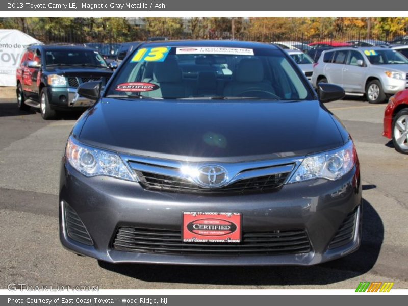 Magnetic Gray Metallic / Ash 2013 Toyota Camry LE