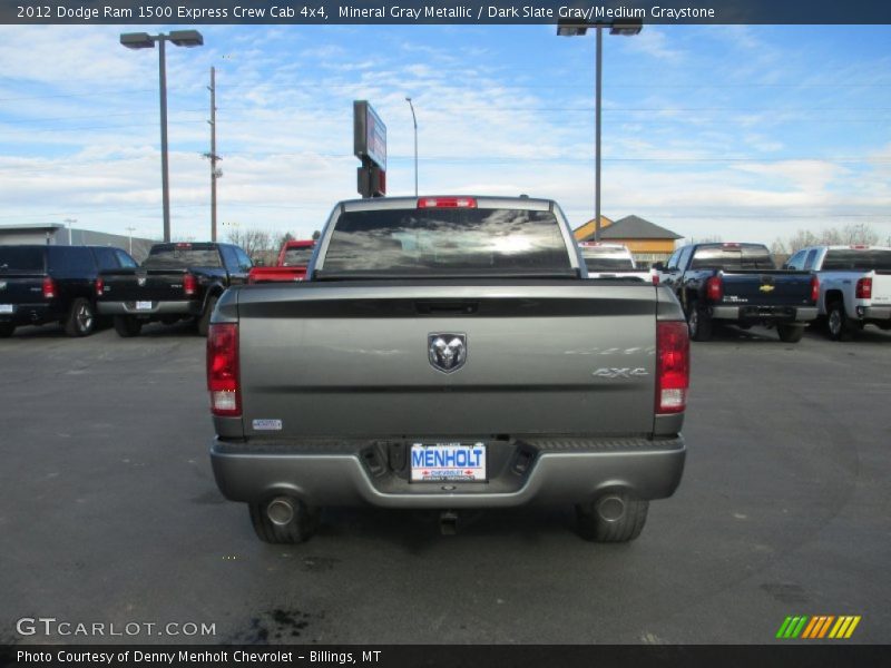 Mineral Gray Metallic / Dark Slate Gray/Medium Graystone 2012 Dodge Ram 1500 Express Crew Cab 4x4