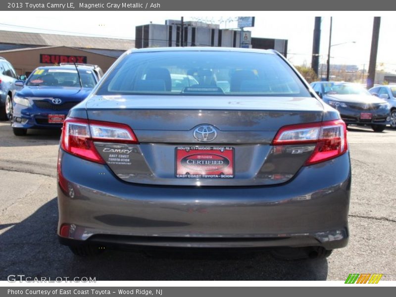 Magnetic Gray Metallic / Ash 2013 Toyota Camry LE