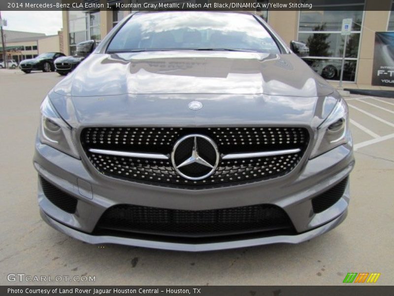 Mountain Gray Metallic / Neon Art Black/DINAMICA w/Yellow Stitching 2014 Mercedes-Benz CLA Edition 1