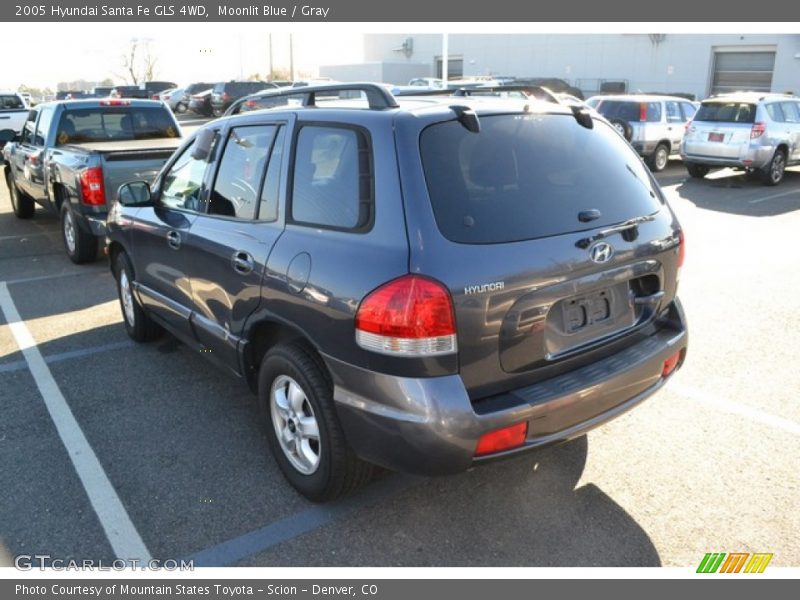 Moonlit Blue / Gray 2005 Hyundai Santa Fe GLS 4WD