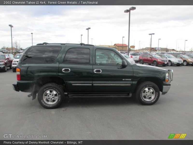 Forest Green Metallic / Tan/Neutral 2002 Chevrolet Tahoe LS 4x4