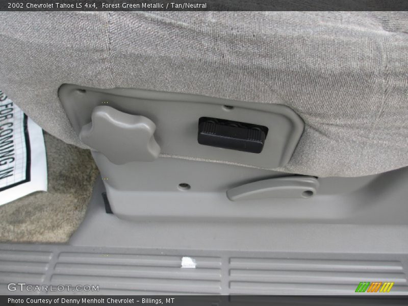 Forest Green Metallic / Tan/Neutral 2002 Chevrolet Tahoe LS 4x4