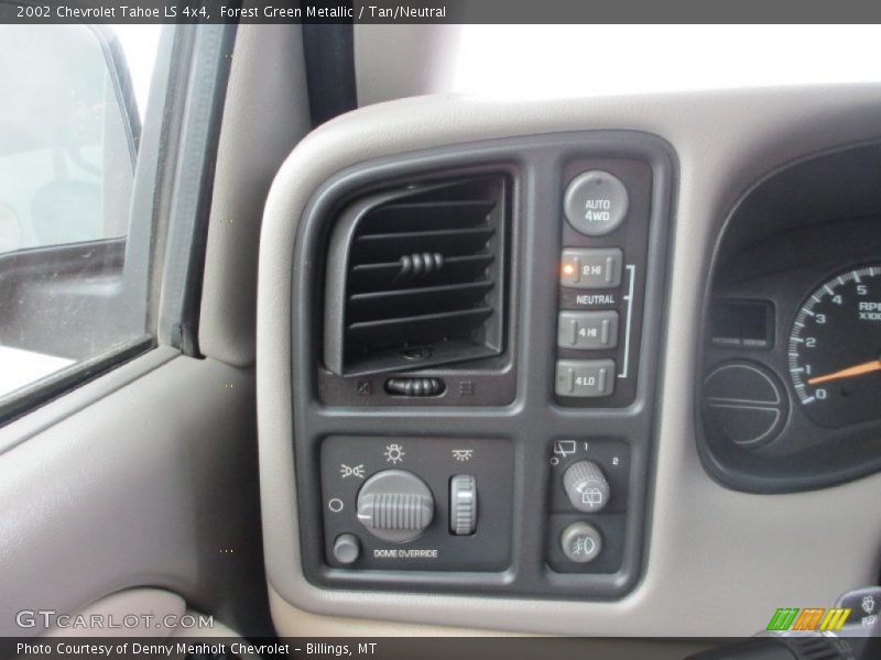 Forest Green Metallic / Tan/Neutral 2002 Chevrolet Tahoe LS 4x4