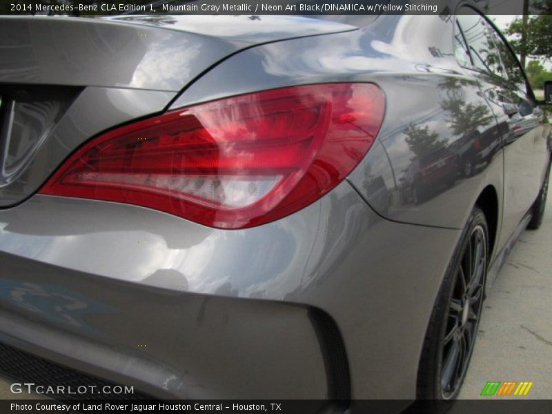 Mountain Gray Metallic / Neon Art Black/DINAMICA w/Yellow Stitching 2014 Mercedes-Benz CLA Edition 1