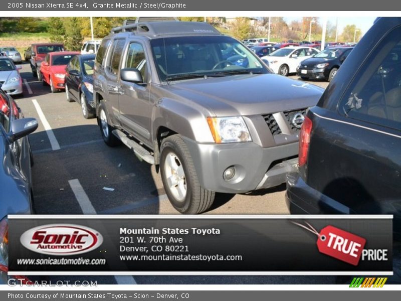 Granite Metallic / Steel/Graphite 2005 Nissan Xterra SE 4x4