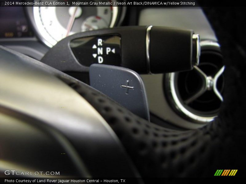 Mountain Gray Metallic / Neon Art Black/DINAMICA w/Yellow Stitching 2014 Mercedes-Benz CLA Edition 1