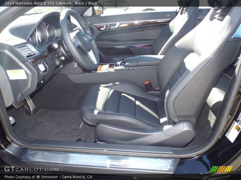 Black / Black 2014 Mercedes-Benz E 350 Cabriolet