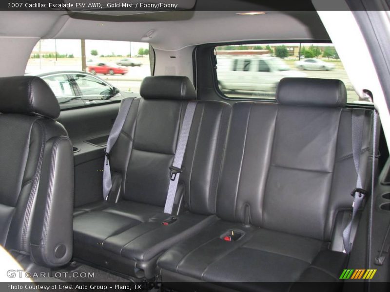 Gold Mist / Ebony/Ebony 2007 Cadillac Escalade ESV AWD