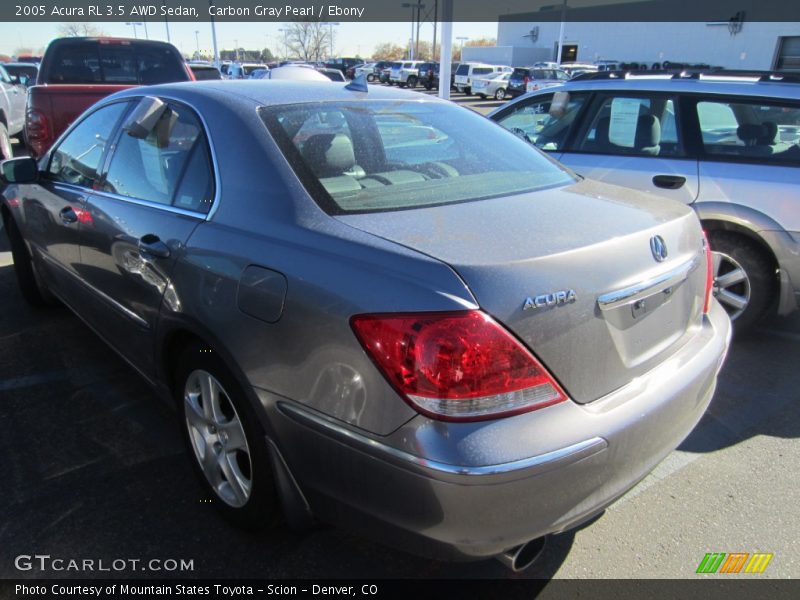 Carbon Gray Pearl / Ebony 2005 Acura RL 3.5 AWD Sedan