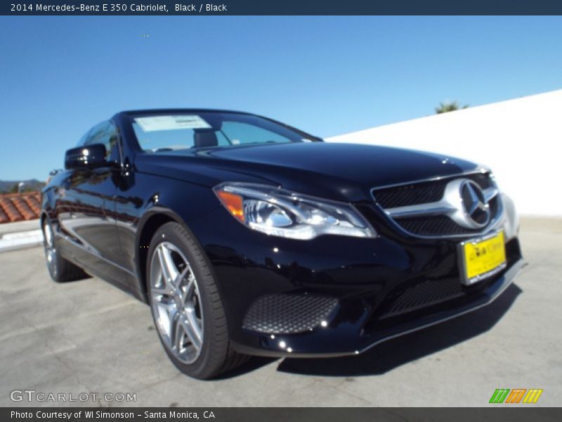 Black / Black 2014 Mercedes-Benz E 350 Cabriolet