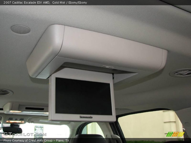 Gold Mist / Ebony/Ebony 2007 Cadillac Escalade ESV AWD