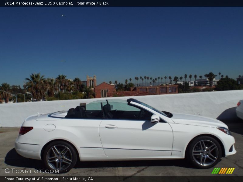 Polar White / Black 2014 Mercedes-Benz E 350 Cabriolet