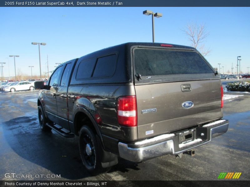 Dark Stone Metallic / Tan 2005 Ford F150 Lariat SuperCab 4x4