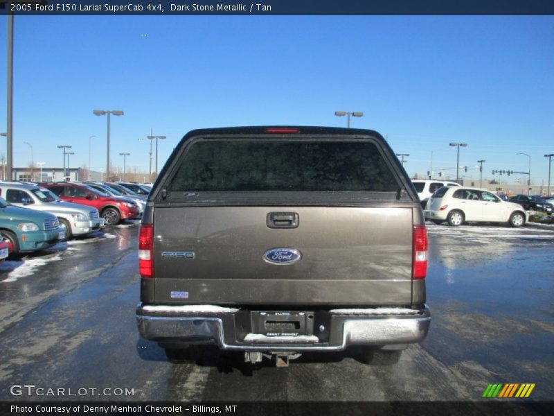 Dark Stone Metallic / Tan 2005 Ford F150 Lariat SuperCab 4x4
