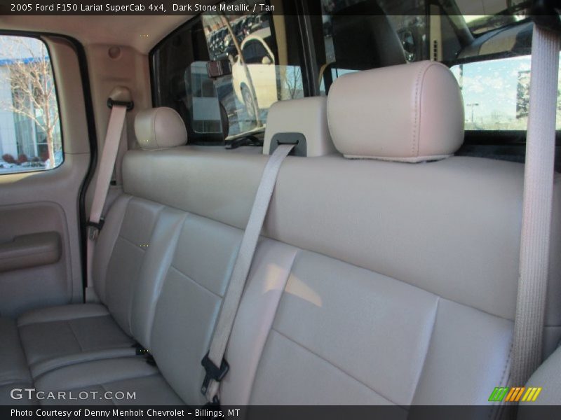 Dark Stone Metallic / Tan 2005 Ford F150 Lariat SuperCab 4x4