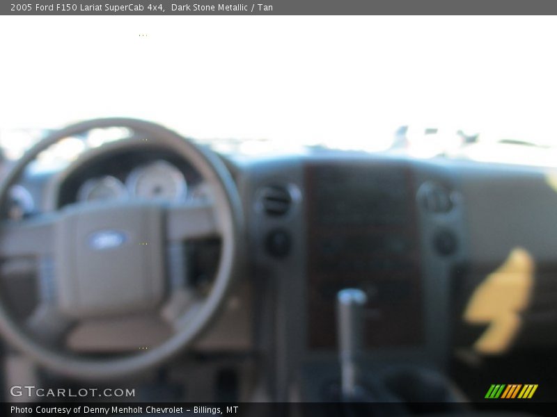 Dark Stone Metallic / Tan 2005 Ford F150 Lariat SuperCab 4x4