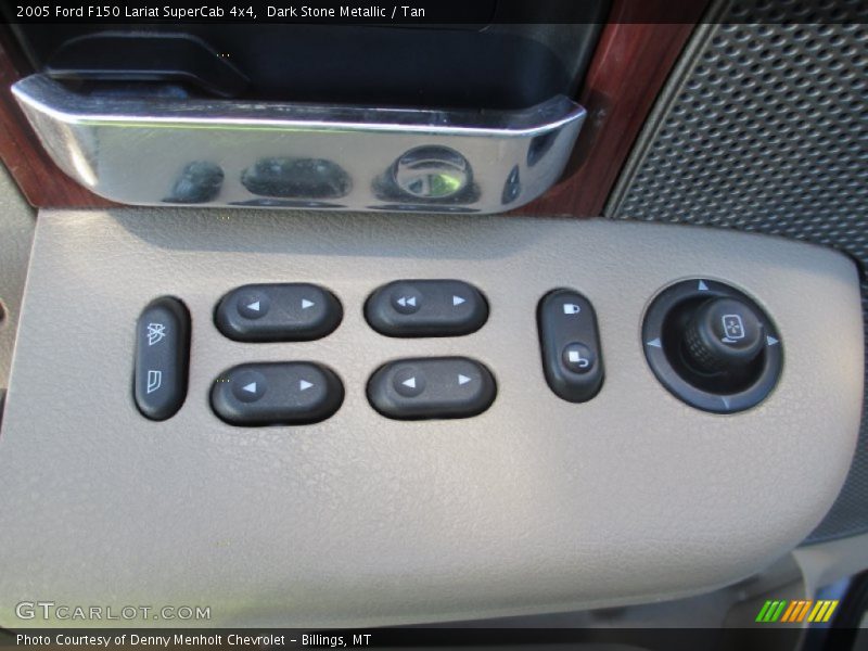 Dark Stone Metallic / Tan 2005 Ford F150 Lariat SuperCab 4x4