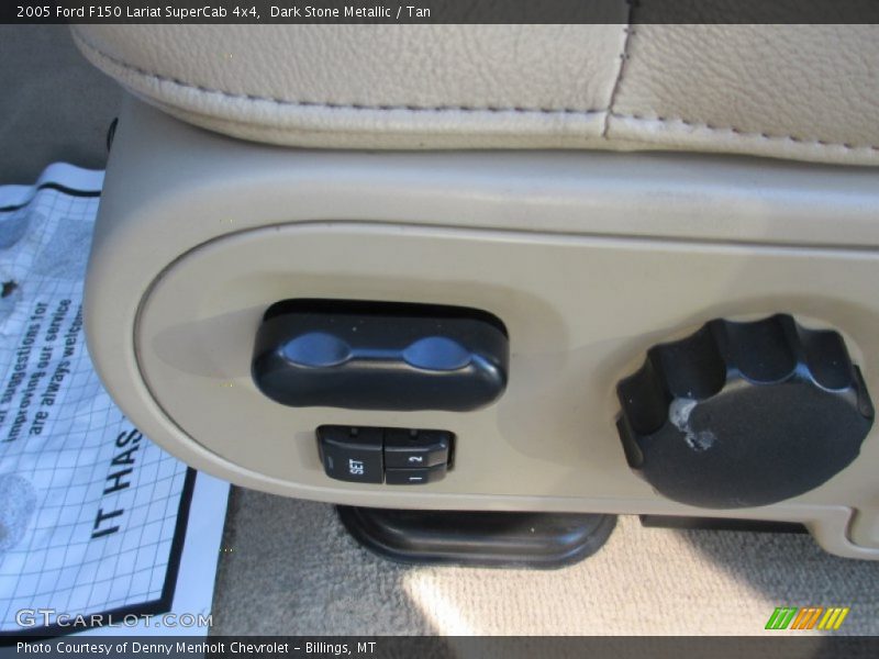 Dark Stone Metallic / Tan 2005 Ford F150 Lariat SuperCab 4x4