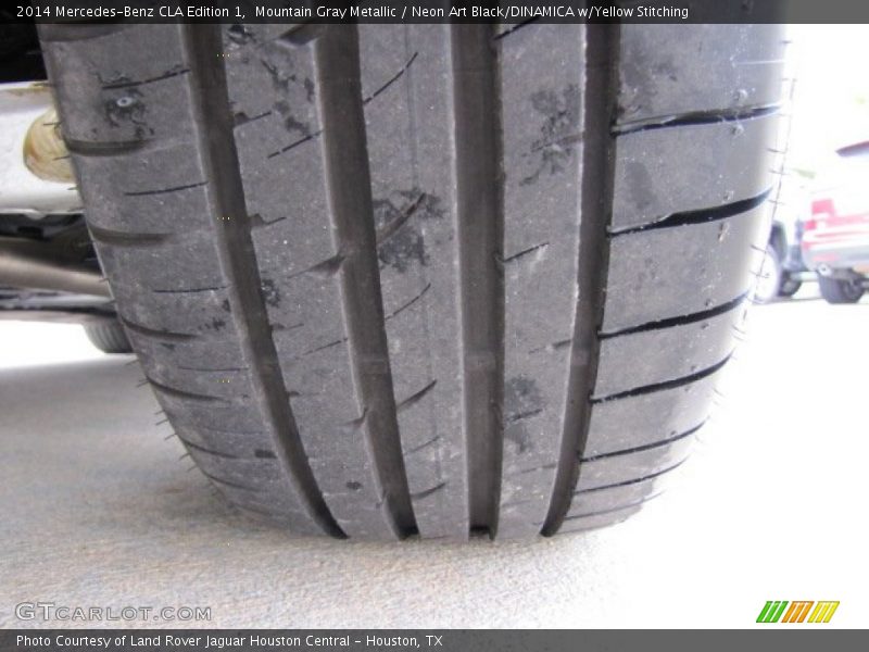 Mountain Gray Metallic / Neon Art Black/DINAMICA w/Yellow Stitching 2014 Mercedes-Benz CLA Edition 1