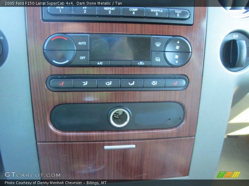 Dark Stone Metallic / Tan 2005 Ford F150 Lariat SuperCab 4x4