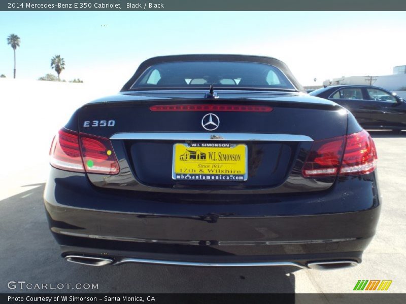Black / Black 2014 Mercedes-Benz E 350 Cabriolet