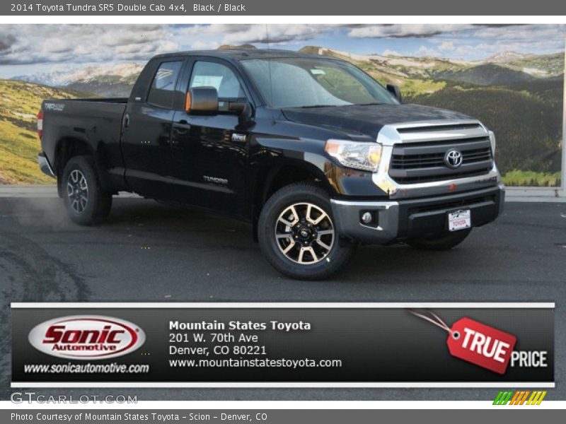 Black / Black 2014 Toyota Tundra SR5 Double Cab 4x4