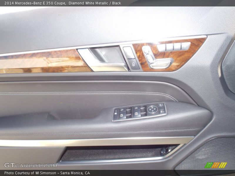 Diamond White Metallic / Black 2014 Mercedes-Benz E 350 Coupe