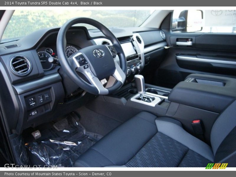 Black / Black 2014 Toyota Tundra SR5 Double Cab 4x4