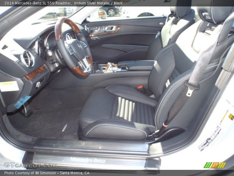 Iridium Silver Metallic / Black 2014 Mercedes-Benz SL 550 Roadster
