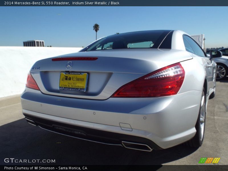 Iridium Silver Metallic / Black 2014 Mercedes-Benz SL 550 Roadster