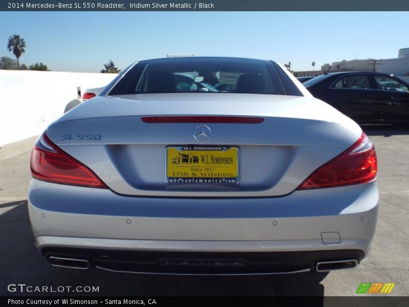 Iridium Silver Metallic / Black 2014 Mercedes-Benz SL 550 Roadster