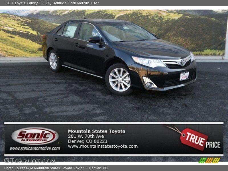 Attitude Black Metallic / Ash 2014 Toyota Camry XLE V6