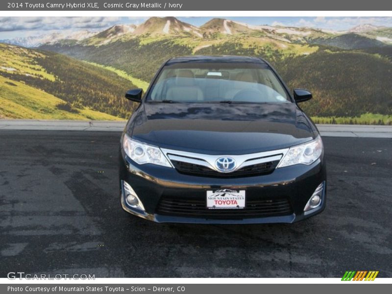Cosmic Gray Metallic / Ivory 2014 Toyota Camry Hybrid XLE