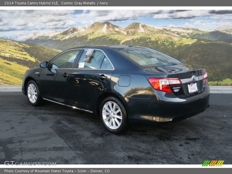 Cosmic Gray Metallic / Ivory 2014 Toyota Camry Hybrid XLE