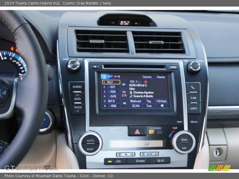 Cosmic Gray Metallic / Ivory 2014 Toyota Camry Hybrid XLE