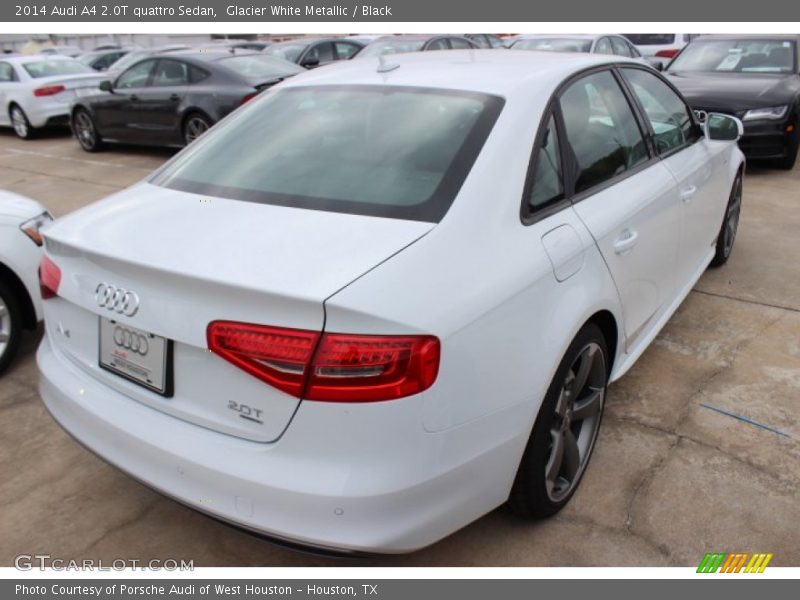 Glacier White Metallic / Black 2014 Audi A4 2.0T quattro Sedan