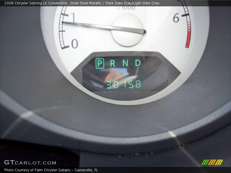 Silver Steel Metallic / Dark Slate Gray/Light Slate Gray 2008 Chrysler Sebring LX Convertible