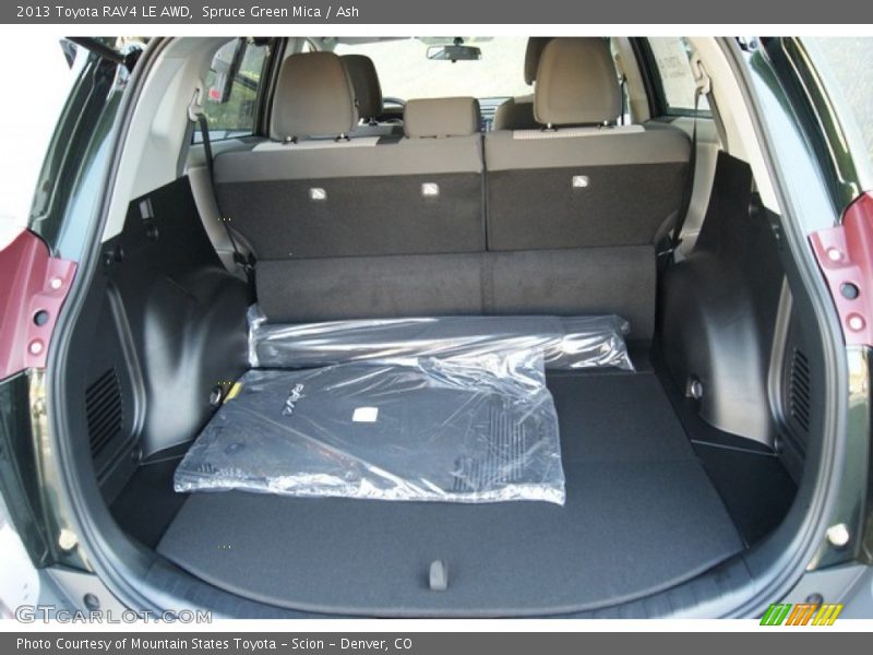 Spruce Green Mica / Ash 2013 Toyota RAV4 LE AWD