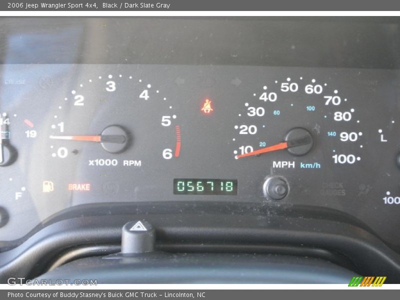 Black / Dark Slate Gray 2006 Jeep Wrangler Sport 4x4