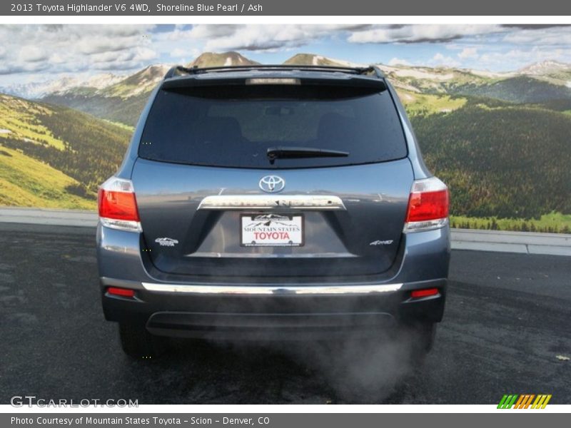 Shoreline Blue Pearl / Ash 2013 Toyota Highlander V6 4WD