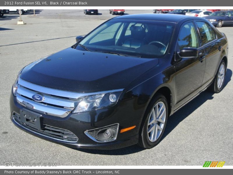 Black / Charcoal Black 2012 Ford Fusion SEL V6