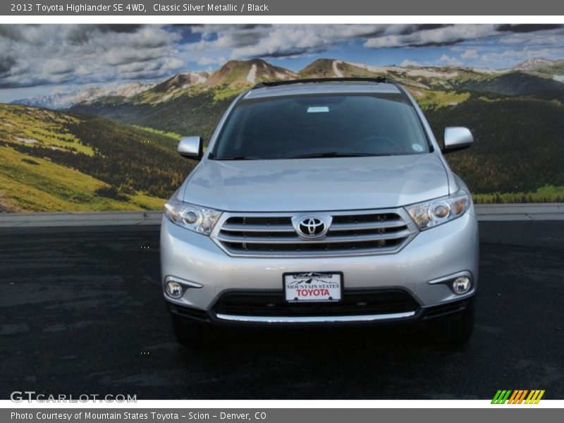 Classic Silver Metallic / Black 2013 Toyota Highlander SE 4WD