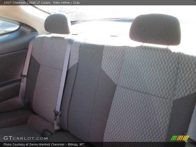 Rally Yellow / Gray 2007 Chevrolet Cobalt LT Coupe