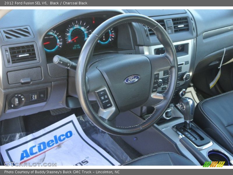 Black / Charcoal Black 2012 Ford Fusion SEL V6