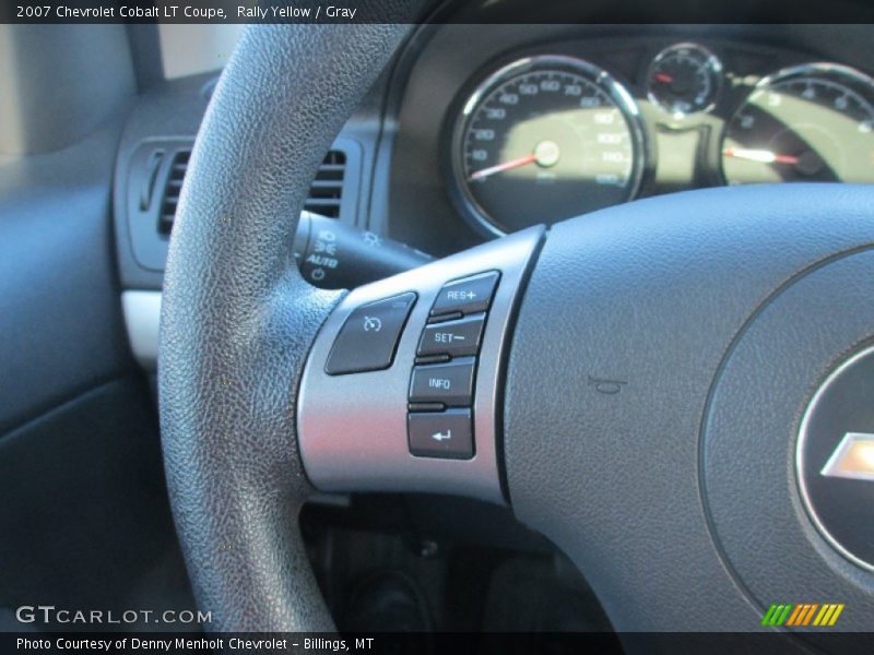 Rally Yellow / Gray 2007 Chevrolet Cobalt LT Coupe