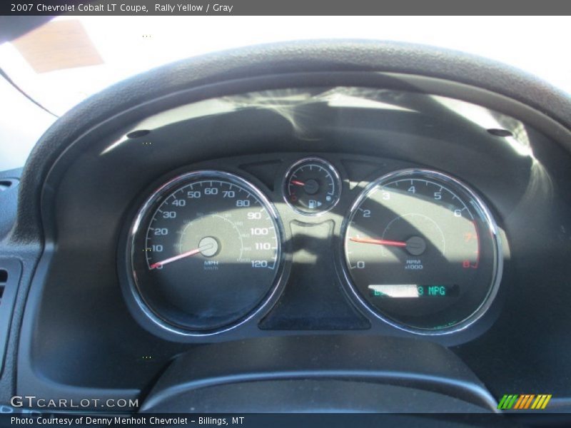Rally Yellow / Gray 2007 Chevrolet Cobalt LT Coupe
